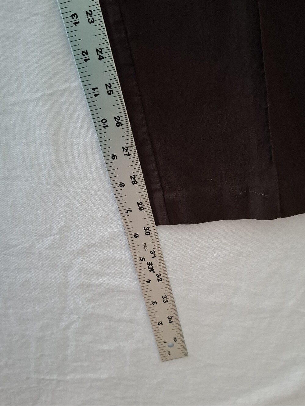 Chicos So Slimming Pull On Slim Leg Stretch Pant Dark Brown Size 3 (XL/16) - Picture 7 of 10